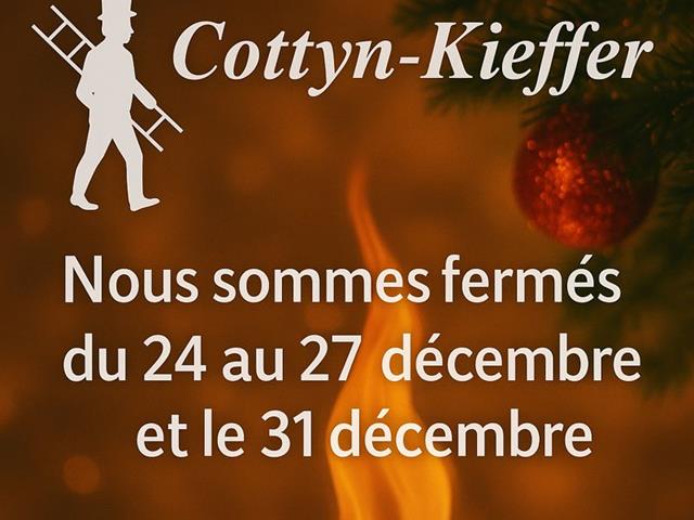 Jour de fermeture fin d'année 2025