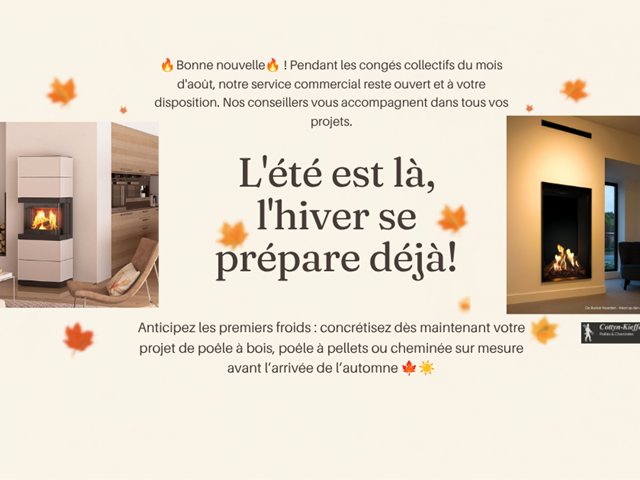 Notre service commercial reste ouvert pendant les congés collectifs !