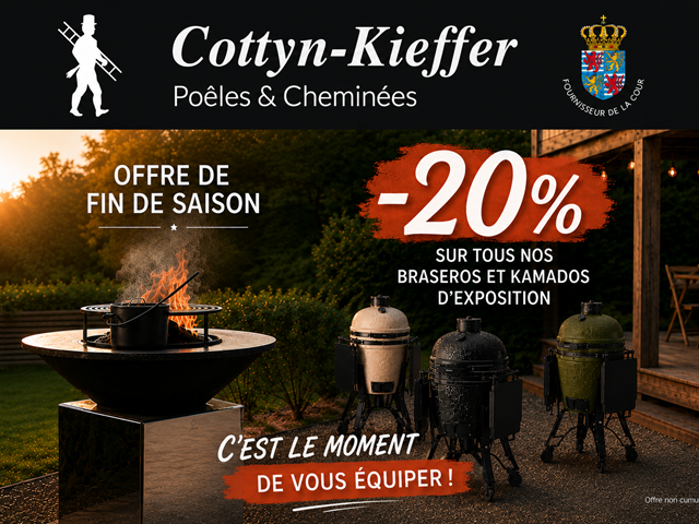 Offre de fin de saison : -20 % sur nos modèles d’exposition !